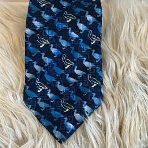 Givenchy 100% Silk Navy Tie